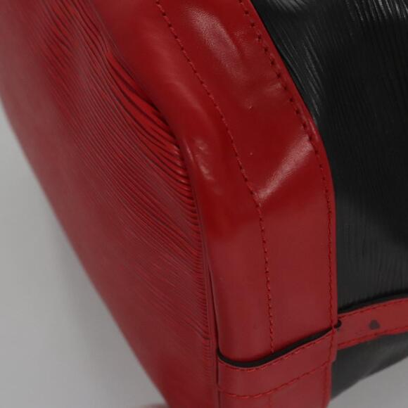 LOUIS VUITTON Epi Noe Shoulder Bag Bicolor Black Red M44017 - Picture 11 of 16